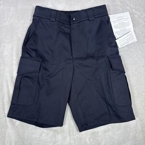 Blauer 8245 5 Pocket Cotton Cargo Shorts Men's Size 31 Navy Blue 10" Inseam